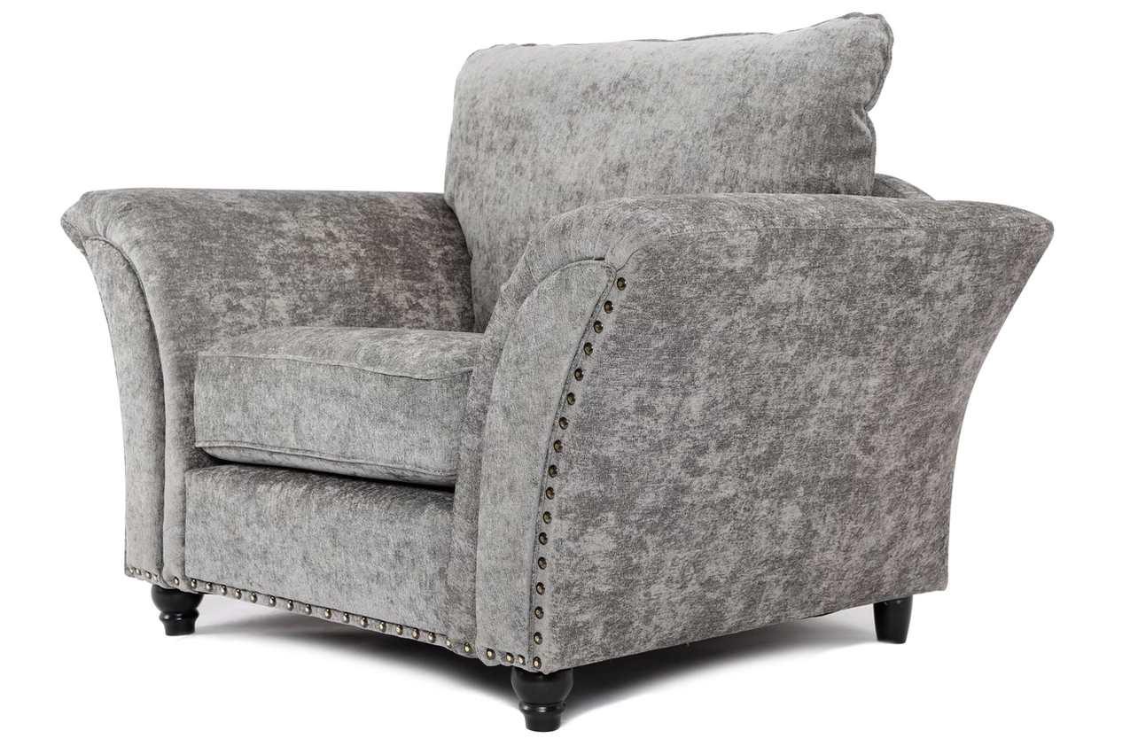 Calder Fabric Sofa Collection - Alaska Platinum & StoneSuites and sofasLakeland Sofa Warehouse 