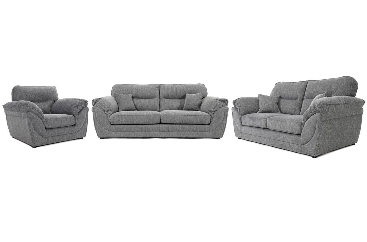 Cartmel Formal Back Sofa Set in Florida greySuites and sofasLakeland Sofa Warehouse 