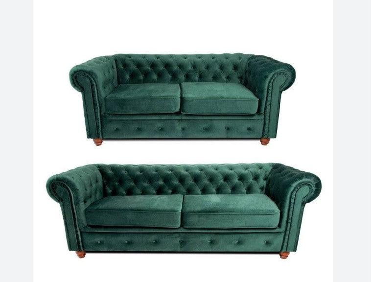 Chesterfield Infinity Velvet Fabric Sofa CollectionSuites and sofasLakeland Sofa Warehouse 