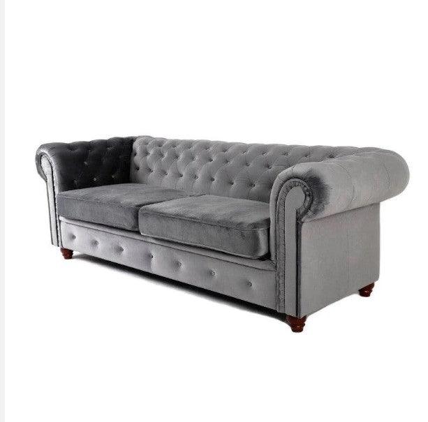 Chesterfield Infinity Velvet Fabric Sofa CollectionSuites and sofasLakeland Sofa Warehouse 