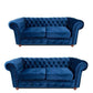 Chesterfield Infinity Velvet Fabric Sofa CollectionSuites and sofasLakeland Sofa Warehouse 