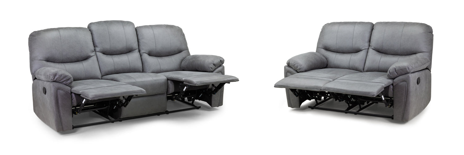 Dent Fabric Recliner Sofa SetSuites and sofasLakeland Sofa Warehouse 