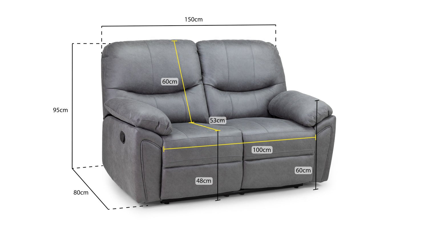 Dent Fabric Recliner Sofa SetSuites and sofasLakeland Sofa Warehouse 