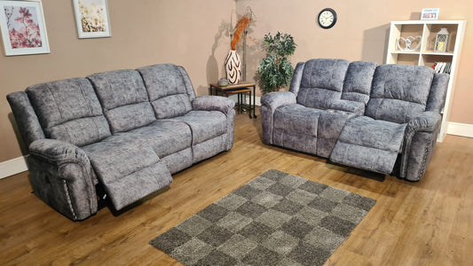 Grange Fabric Modular Electric Sofa Set - With USB Ports - Lakeland Sofa Warehouse