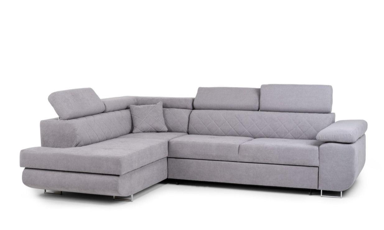 Hilton Storage Corner Sofa Bed With Headrestssofa bedLakeland Sofa Warehouse 