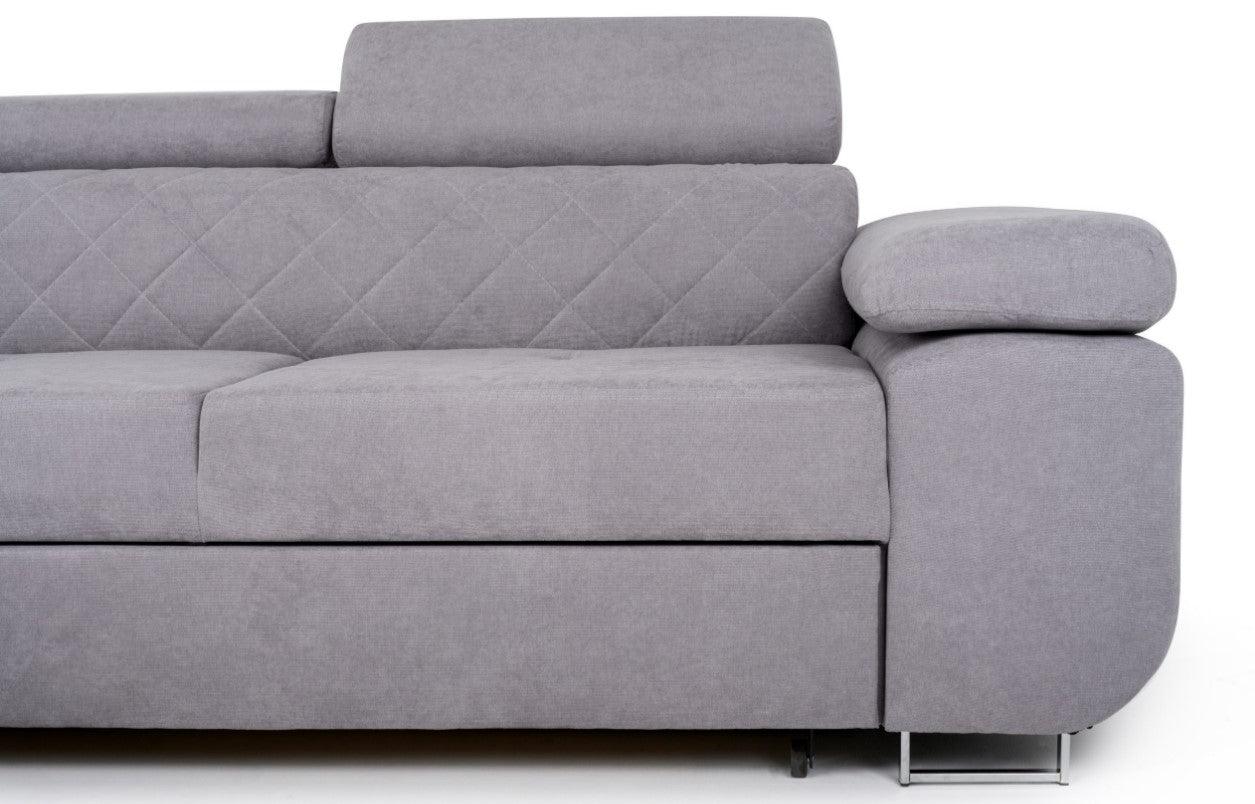 Hilton Storage Corner Sofa Bed With Headrestssofa bedLakeland Sofa Warehouse 