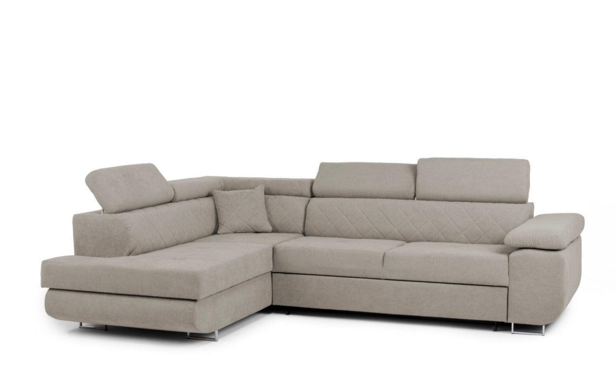 Hilton Storage Corner Sofa Bed With Headrestssofa bedLakeland Sofa Warehouse 