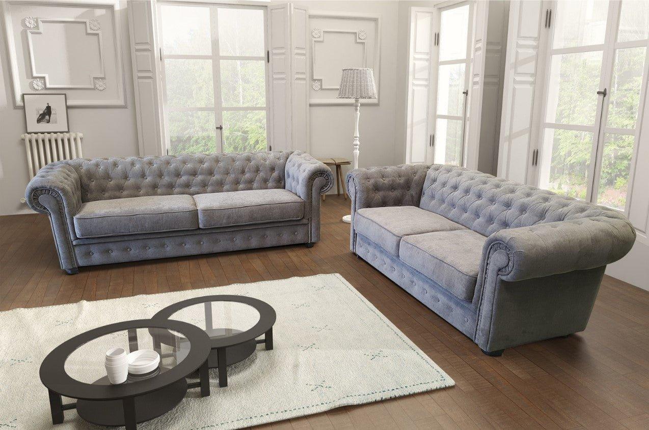 Ireby Chesterfield Fabric Sofa CollectionSuites and sofasLakeland Sofa Warehouse 