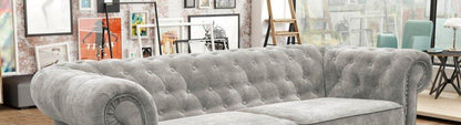 Ireby Chesterfield Sofa Bed In Fabricsofa bedLakeland Sofa Warehouse 