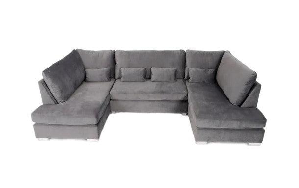 Levens U Shaped Sofa In Plush VelvetSuites and sofasLakeland Sofa Warehouse 