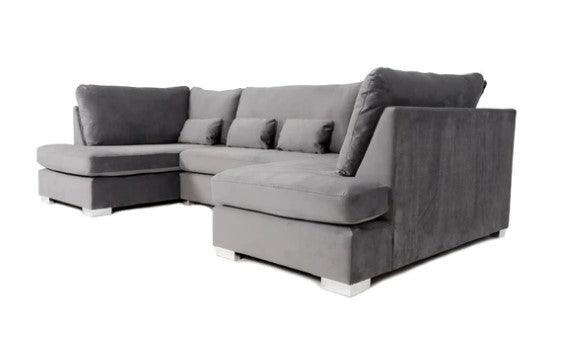 Levens U Shaped Sofa In Plush VelvetSuites and sofasLakeland Sofa Warehouse 