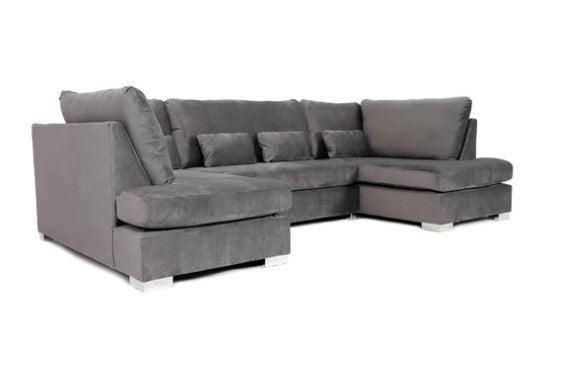 Levens U Shaped Sofa In Plush VelvetSuites and sofasLakeland Sofa Warehouse 