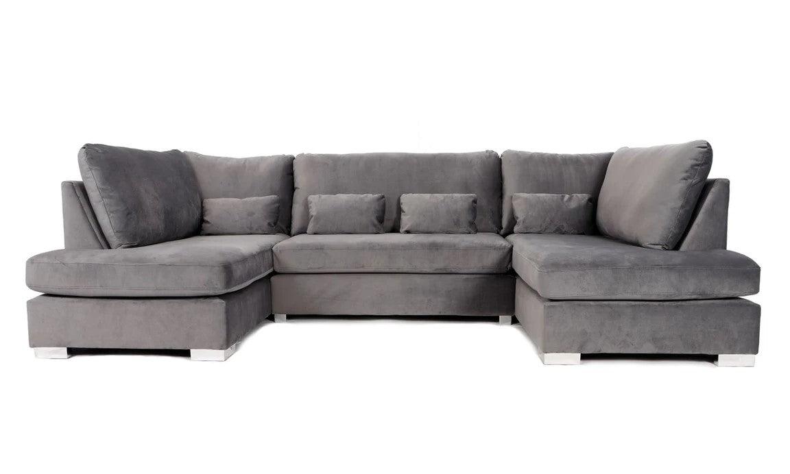 Levens U Shaped Sofa In Plush VelvetSuites and sofasLakeland Sofa Warehouse 