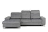 Mosedale Fabric Corner Sofa Bed - Greysofa bedLakeland Sofa Warehouse 