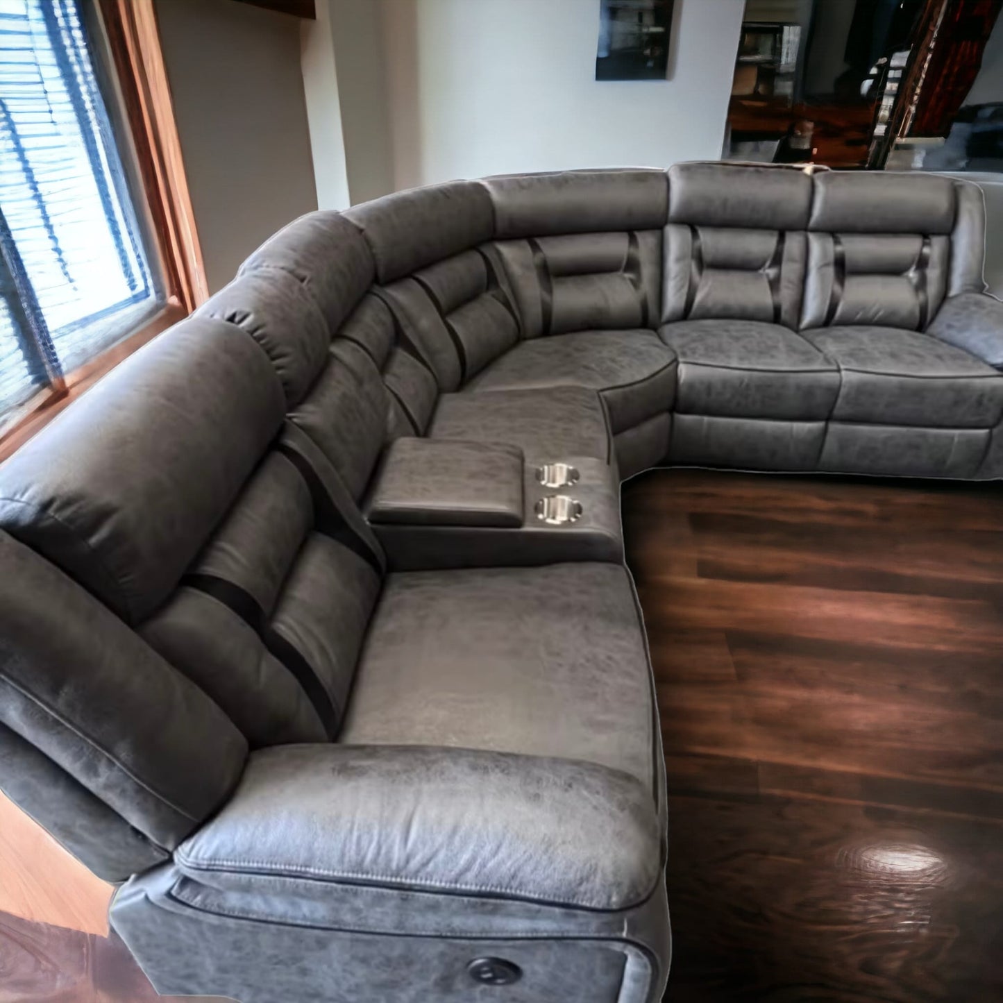 Newton Power Recliner Corner Sofa In GreySuites and sofasLakeland Sofa Warehouse 