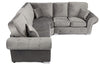 Orton Fabric Plush Grey Corner SofaSuites and sofasLakeland Sofa Warehouse 