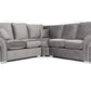Orton Fabric Plush Grey Corner SofaSuites and sofasLakeland Sofa Warehouse 