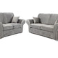 Orton Grey Plush Fabric Sofa CollectionSuites and sofasLakeland Sofa Warehouse 