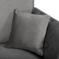 Orton Grey Plush Fabric Sofa CollectionSuites and sofasLakeland Sofa Warehouse 