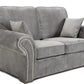 Orton Grey Plush Fabric Sofa CollectionSuites and sofasLakeland Sofa Warehouse 