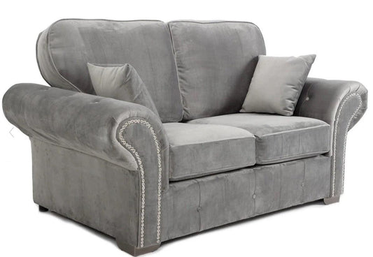 Orton Grey Plush Fabric Sofa CollectionSuites and sofasLakeland Sofa Warehouse 