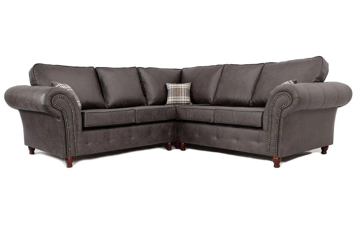 Orton Leather Corner Sofa Collection - Lakeland Sofa Warehouse