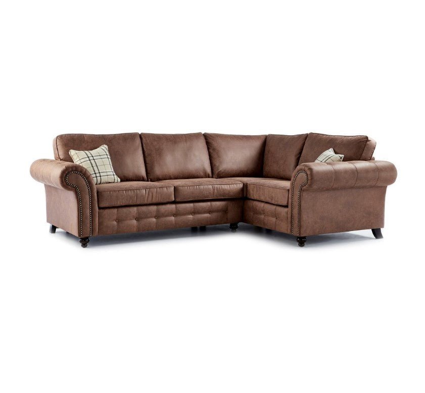 Orton Leather Corner Sofa Collection - Lakeland Sofa Warehouse