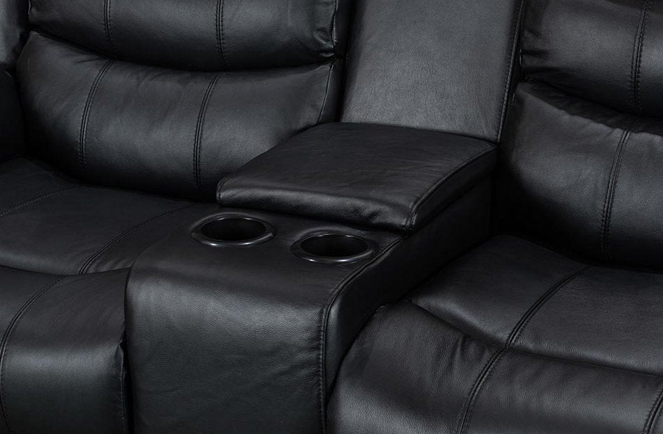 Salkeld LeatherAire Electric Recliner Corner SofaSuites and sofasLakel ...