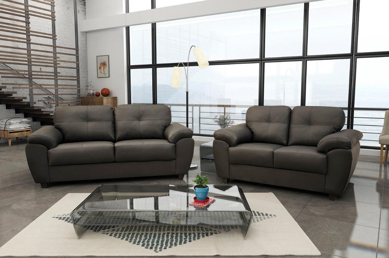 The Cautley Leather Sofa SetSuites and sofasLakeland Sofa Warehouse 