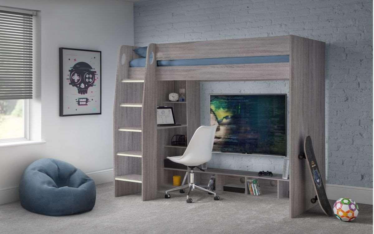 The Nebula Gaming Bed With Desk - Lakeland Sofa Warehouse