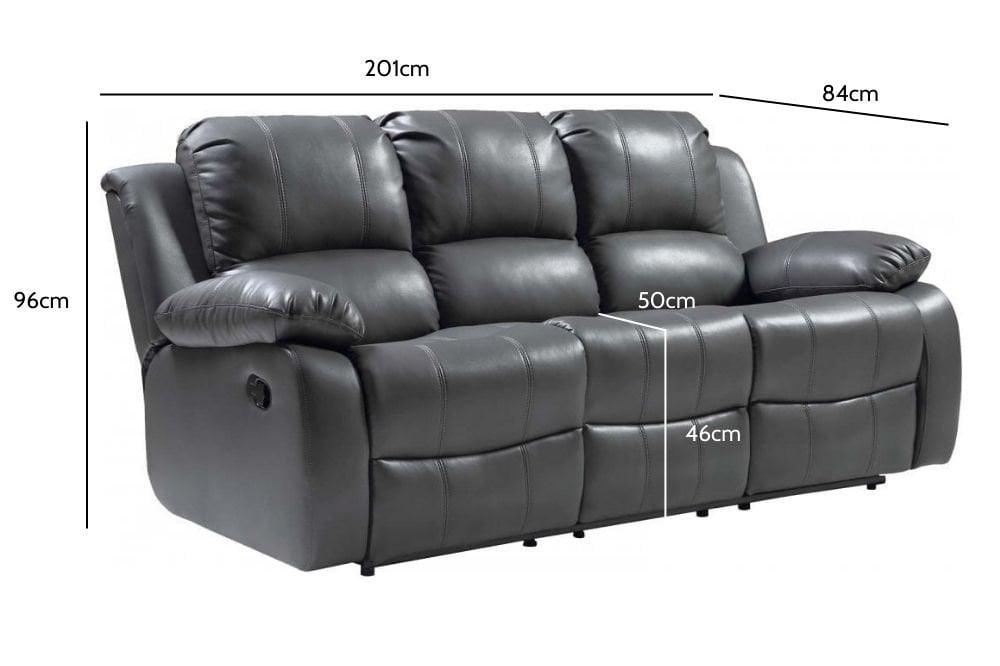 Valencia Real Leather Recliner Sofa CollectionSuites and sofasLakeland Sofa Warehouse 