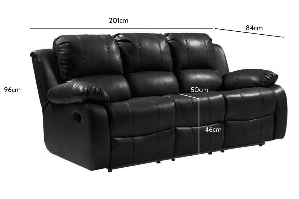 Valencia Real Leather Recliner Sofa CollectionSuites and sofasLakeland Sofa Warehouse 