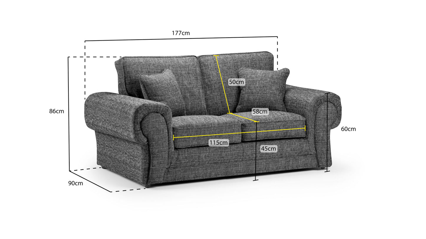 Walton Fabric Sofa SetSuites and sofasLakeland Sofa Warehouse 