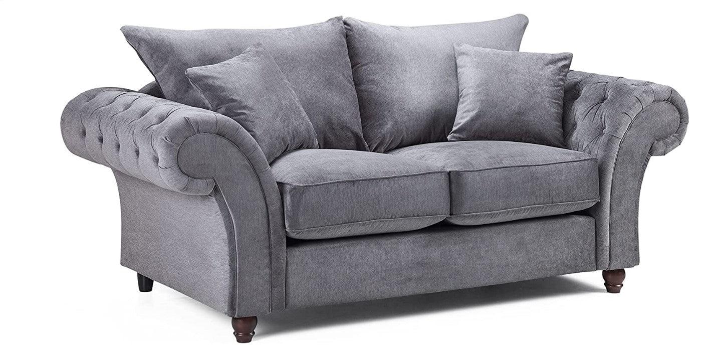 Wasdale Fabric Chesterfield Sofa Set - Lakeland Sofa Warehouse