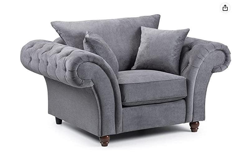 Wasdale Fabric Chesterfield Sofa Set - Lakeland Sofa Warehouse